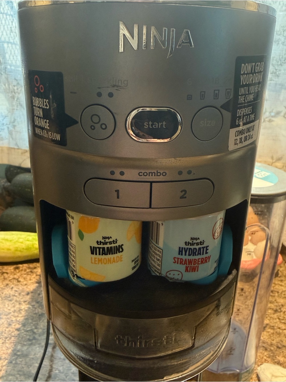 Ninja Gray Beverage Mixer with Blue Accents - Ninja